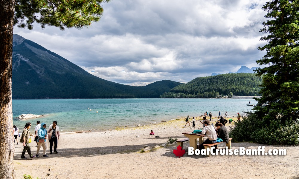 Banff Lake Boat Cruise Beach