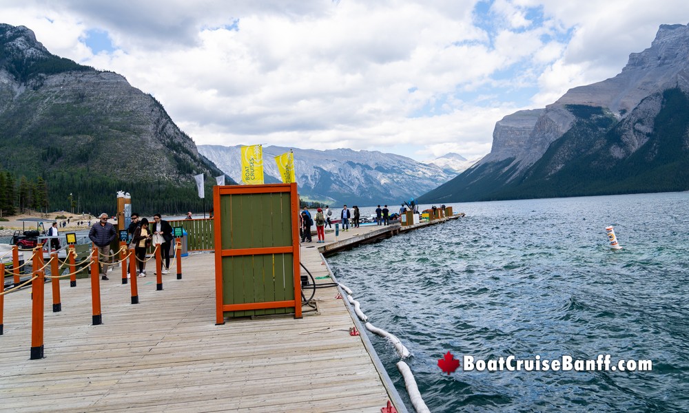 Banff Lake Boat Cruise Docks