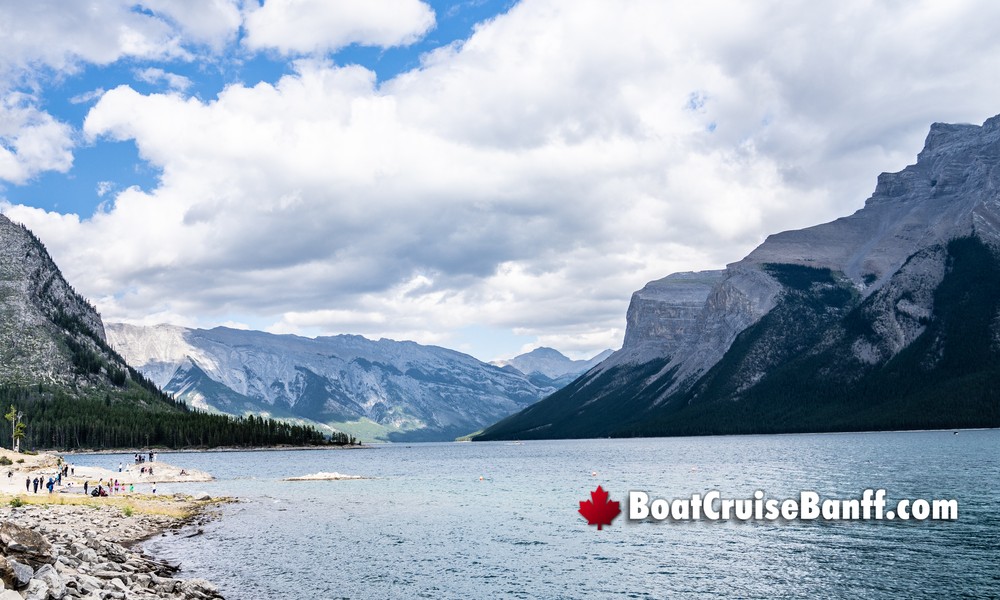 Mountain Scenery around the Banff Boat Cruise