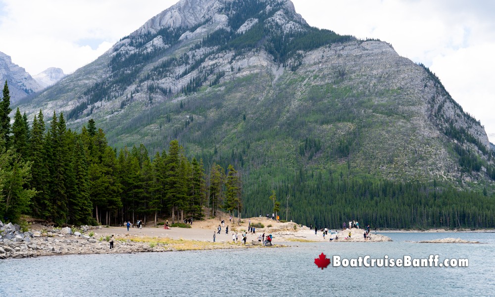 Mountains Surrounding the Banff Boat Cruise
