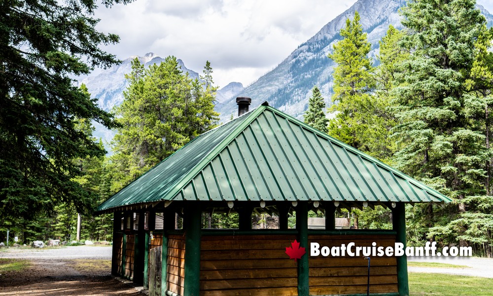 Lake Minnewanka Outdoor BBQ Shelter